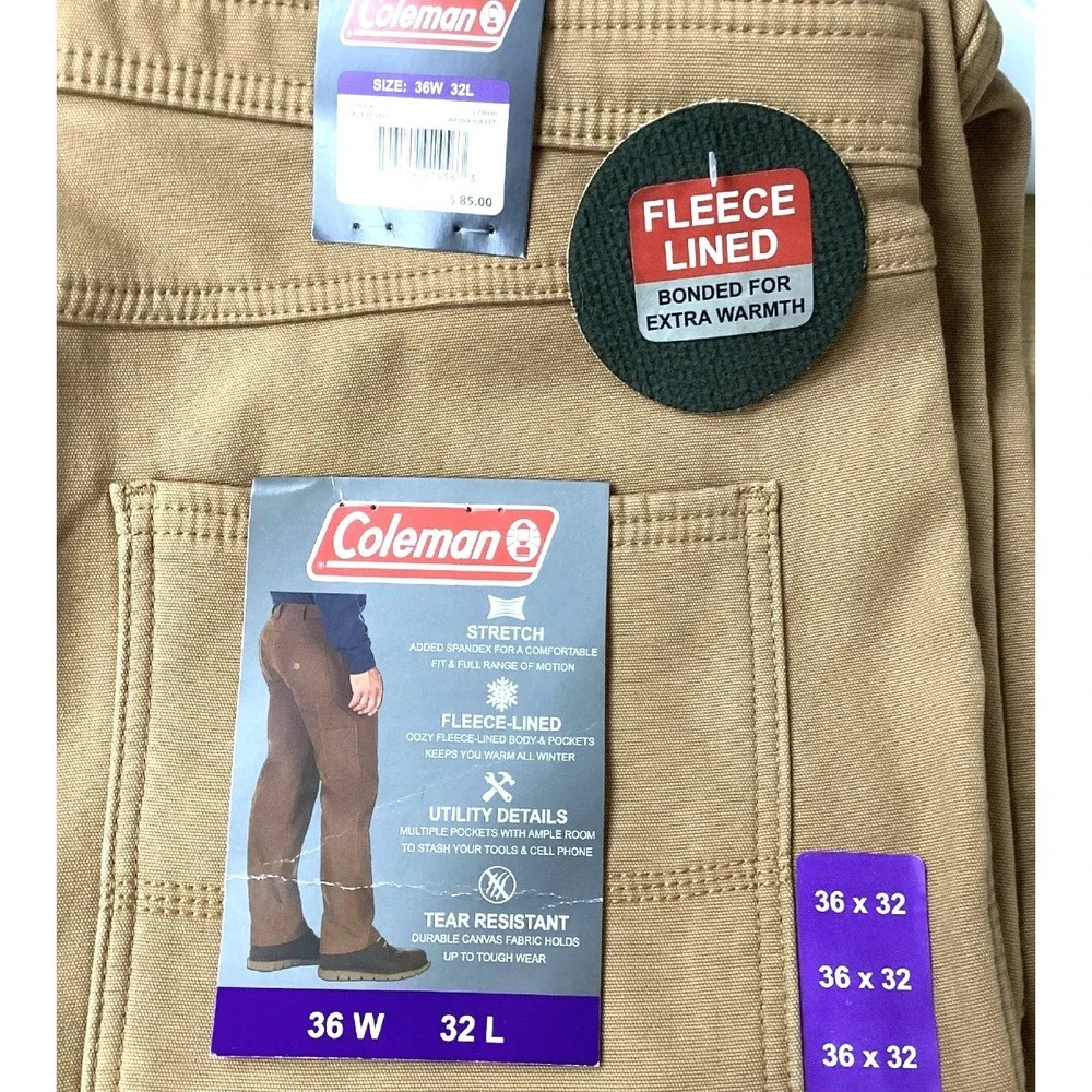 Coleman Men's Tan Corduroy Work Pants